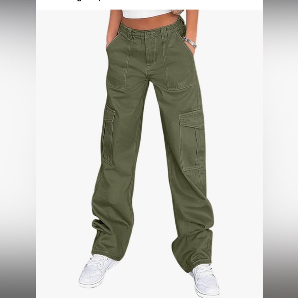 NWT Olive Green Cargo Pants for Women